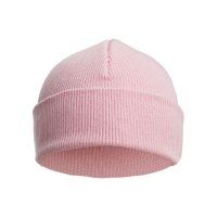 H704-C-P: Pink Cotton Beanie Hat (0-12 Months)